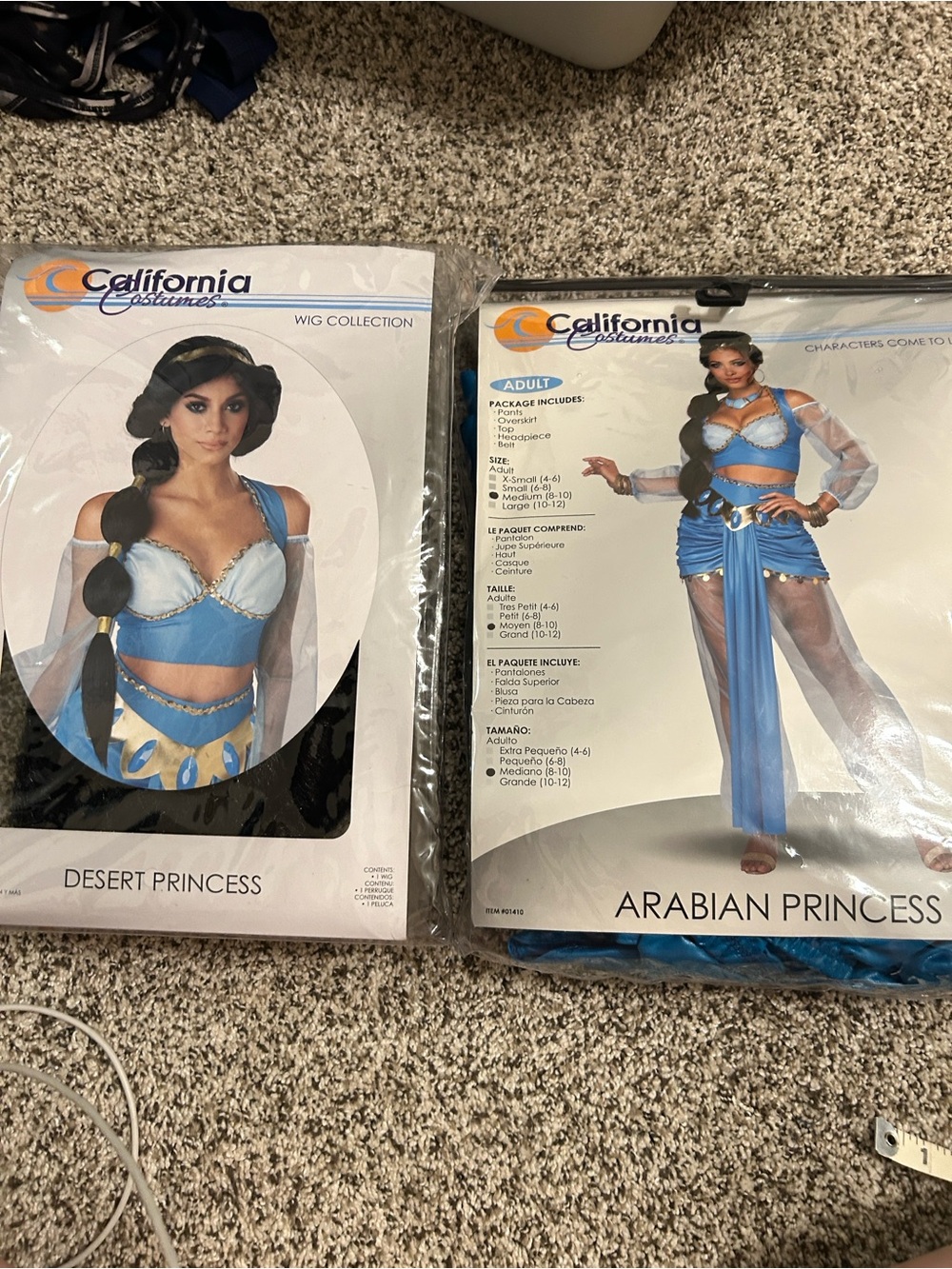 California Costumes Blue Arabian Princess Kids Costume